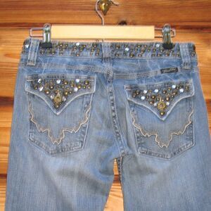 Miss Me Anchorage Stud Boot Cut Jeans 28 X 30
